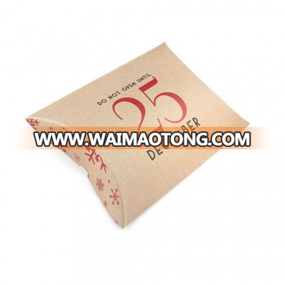 Custom Paper Pillow Box With Logo Printing